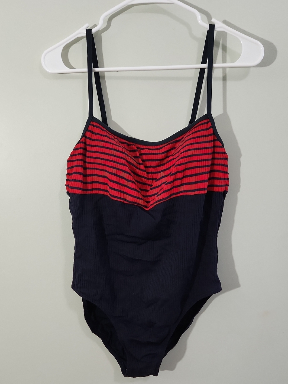 Collection Red and Navy Striped One-Piece